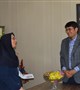 تجلیل از خانم کریمی افشار در مراسم بازنشتگی ایشان